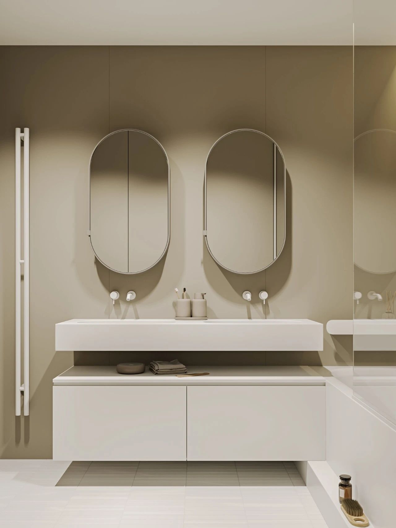 128㎡三居室室内设计-35