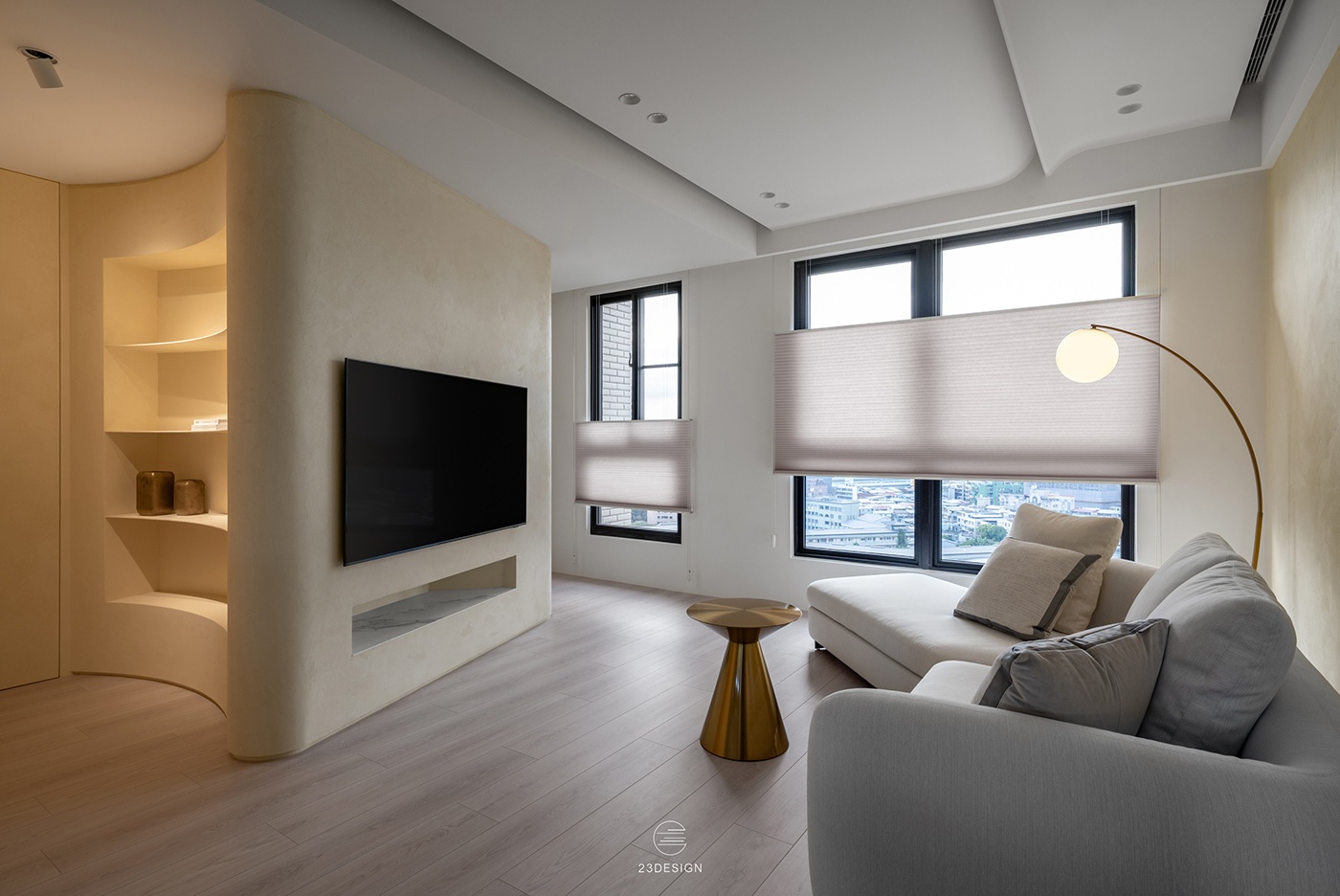 日初·极简 · 温暖阳光家居空间设计丨二三设计团队-16