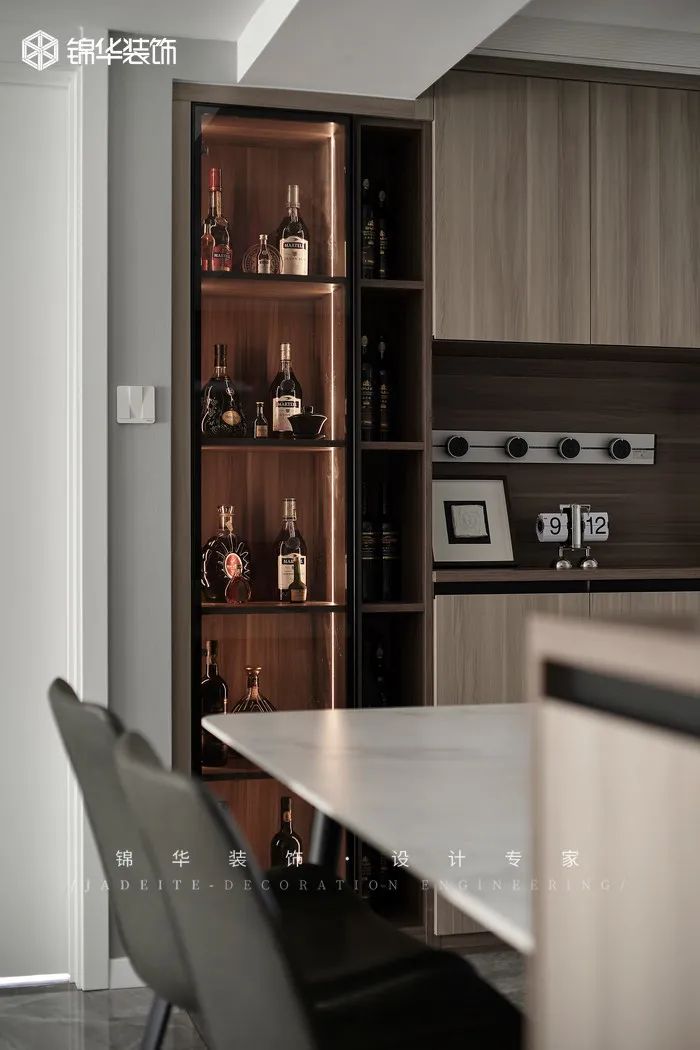 黑白灰婚房设计丨锦华装饰-26