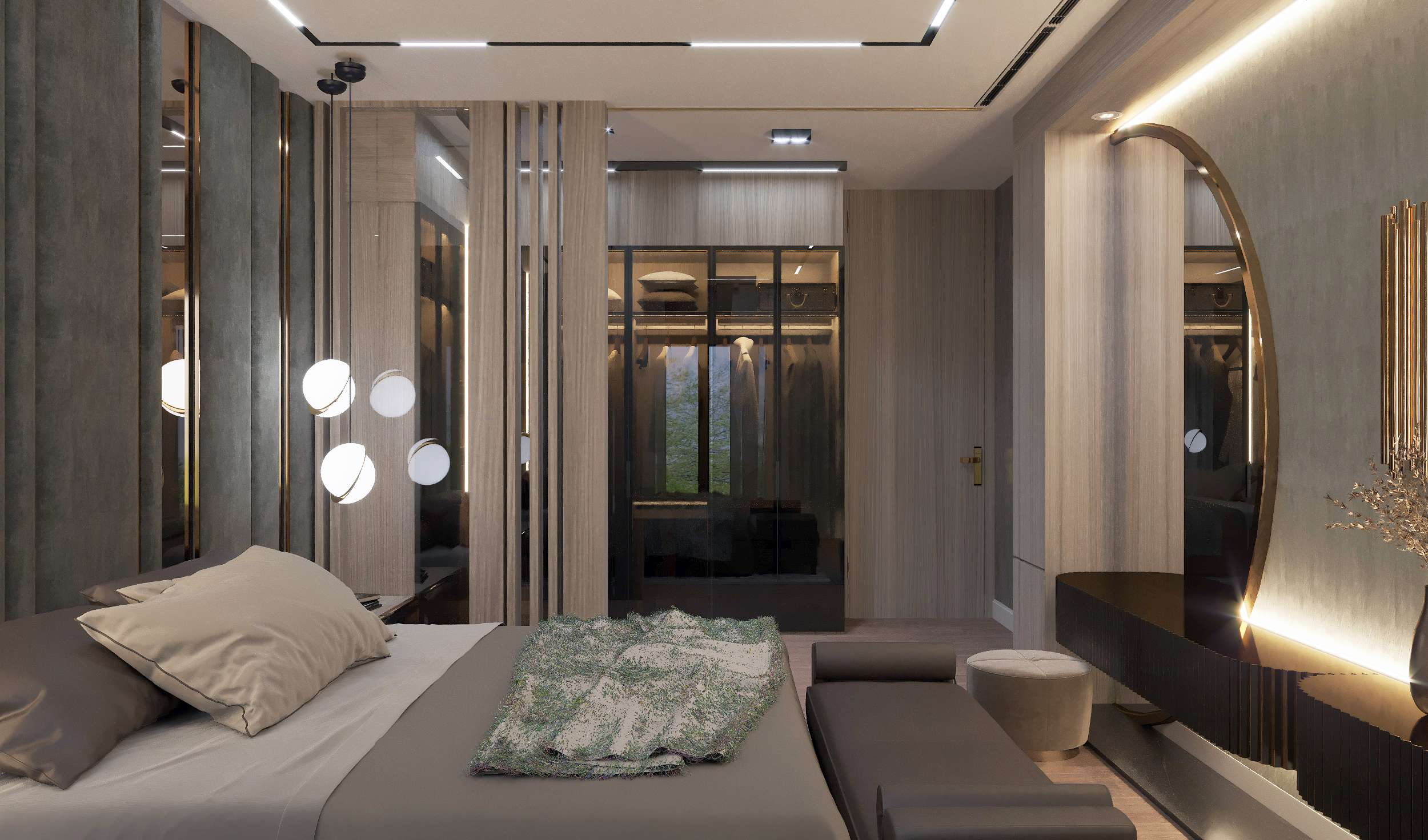 米维达市主卧丨埃及开罗丨Decorous Studio-12