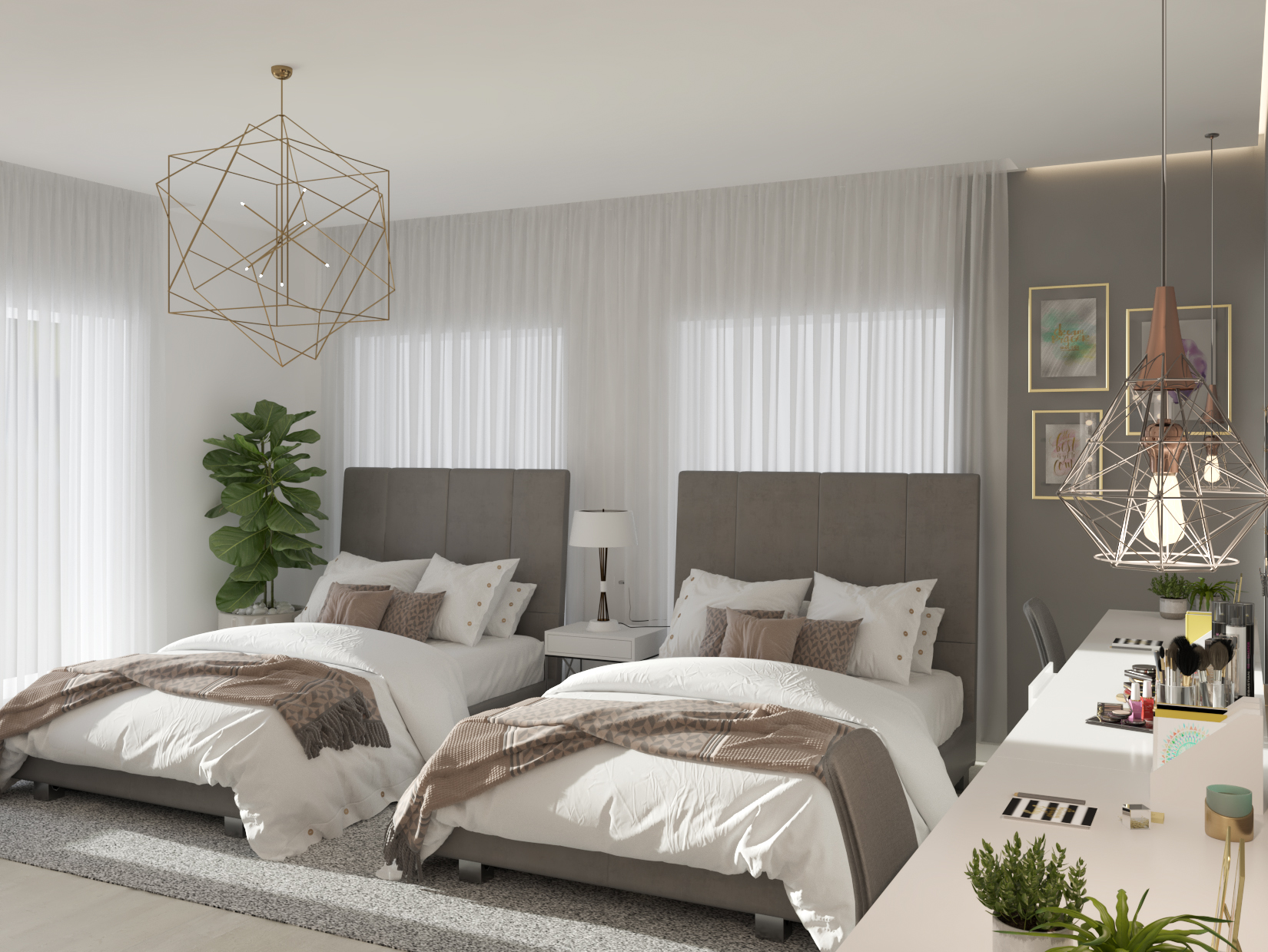 别墅一层·住宅丨约旦安曼丨Sana Radwan Interiors-9