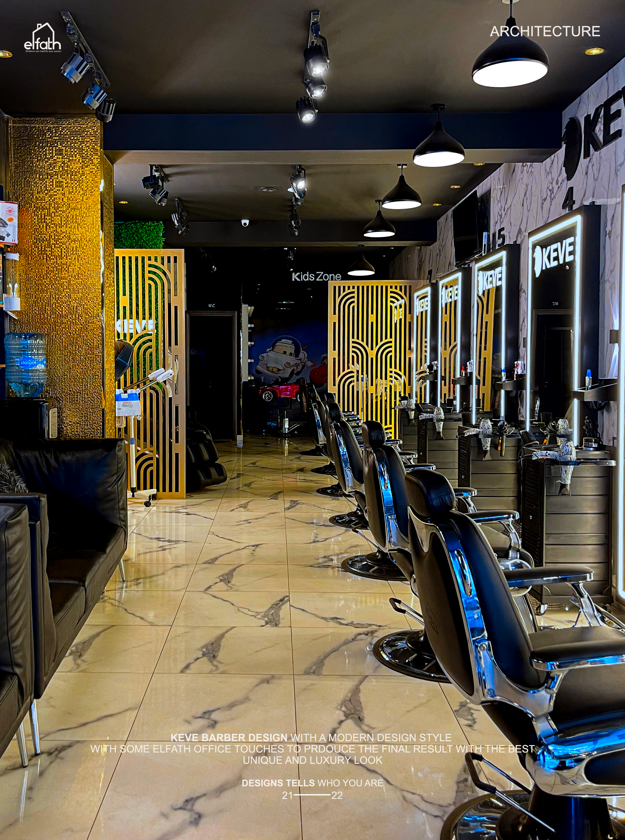 Keve barber - interior design --5