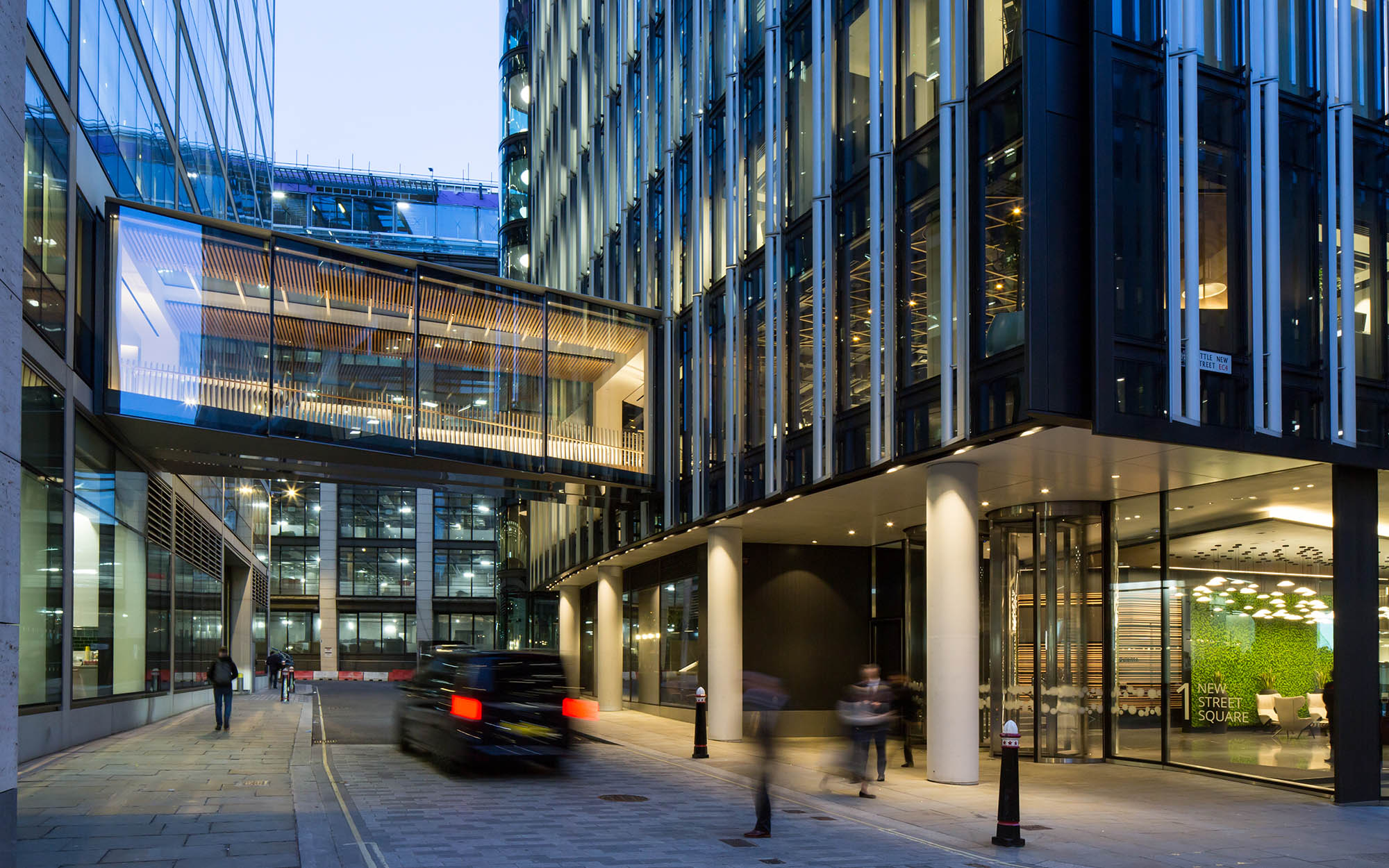 
                    New Street Square Bridges
                -5