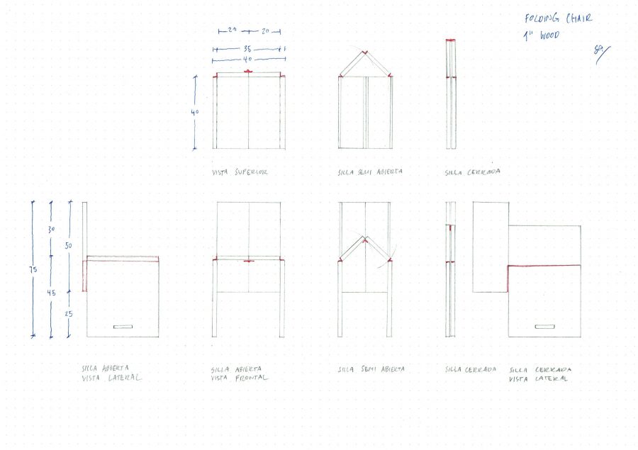 Silla plegable LANZA Atelie-1