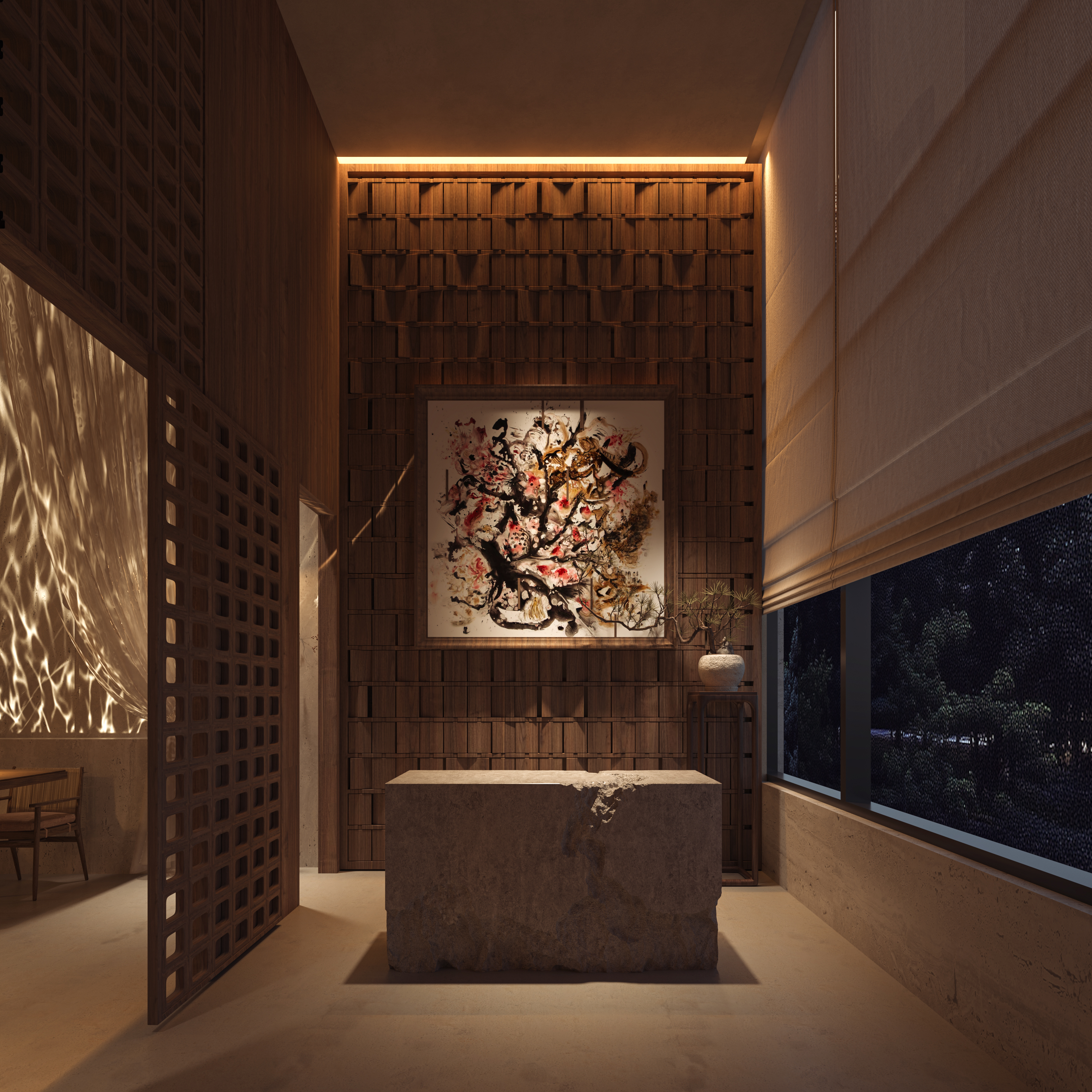 新中式私宴美学 醇季的隐奢氛围感-6