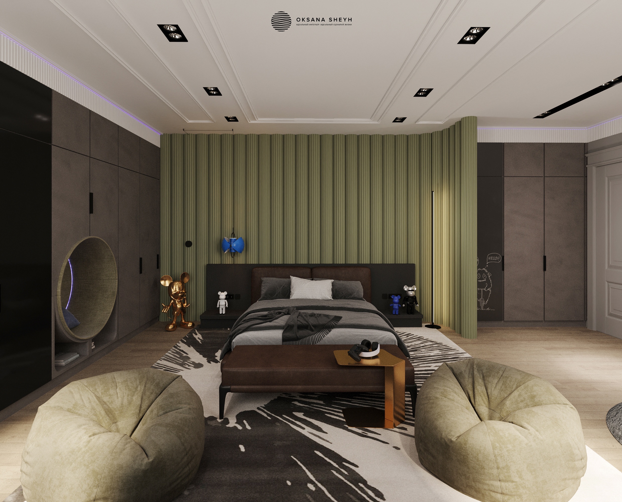 Futuristic child's room-7