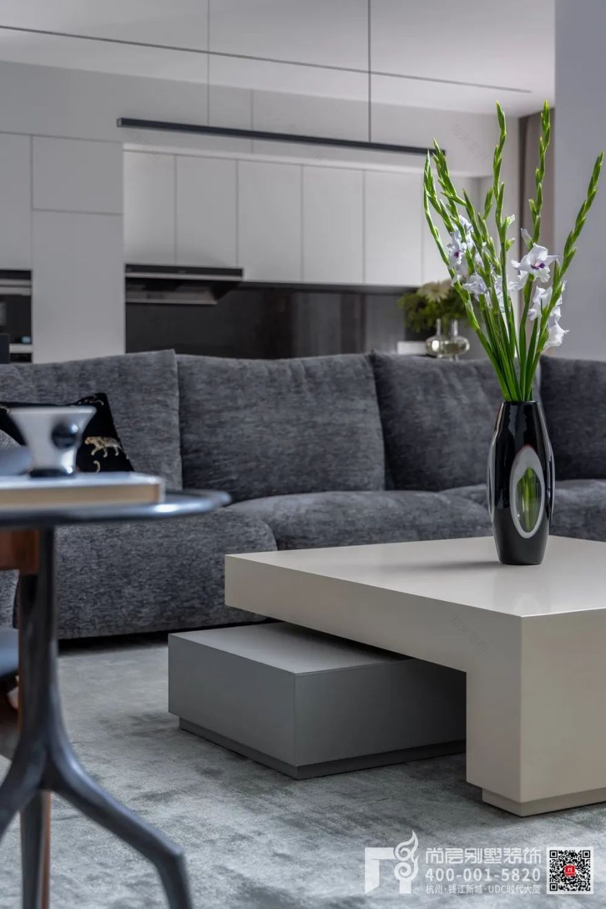 嘉兴宝石公馆现代简约别墅设计丨中国嘉兴丨杭州尚层装饰-12