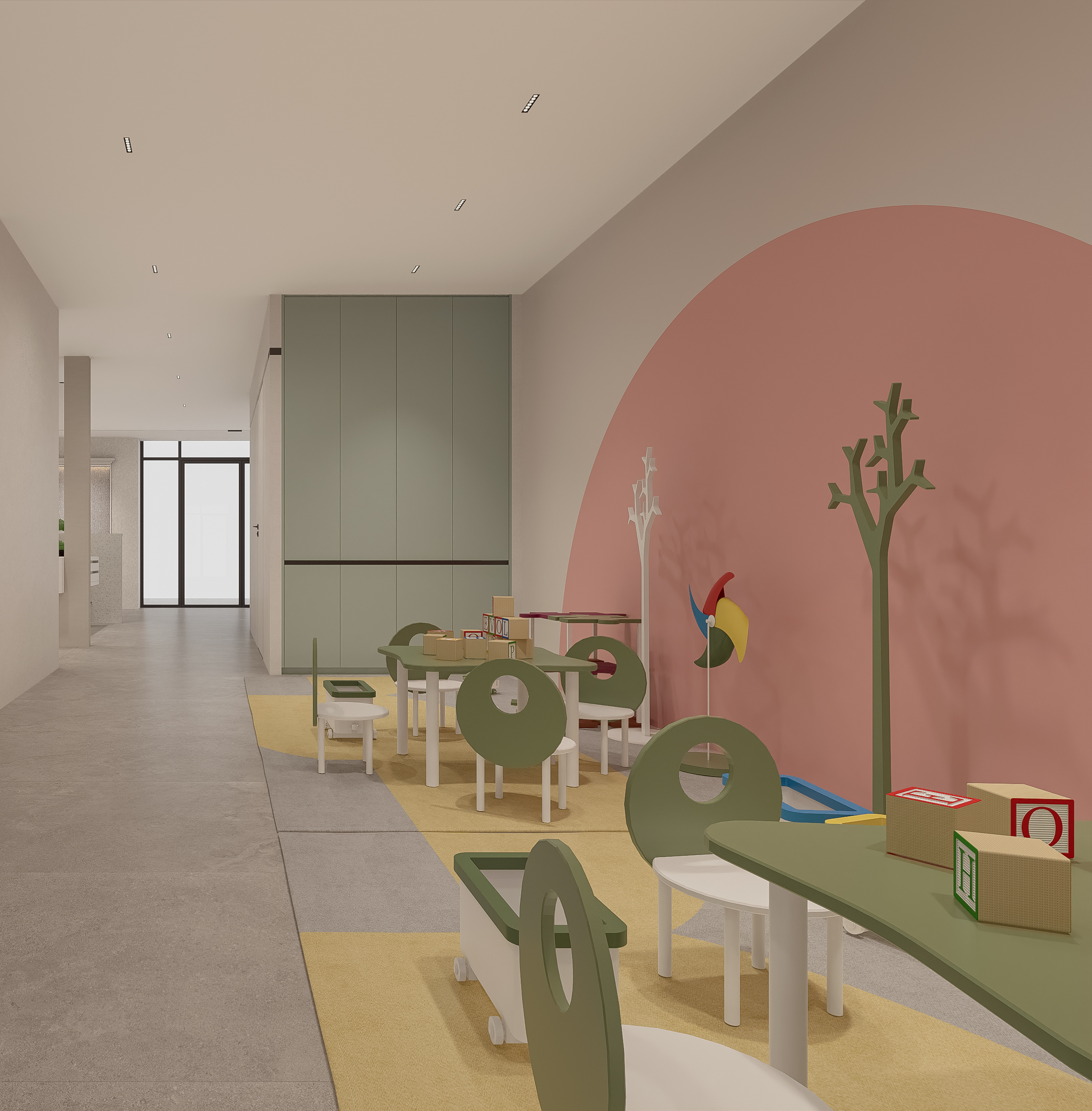 艺术漆展厅室内案例-33