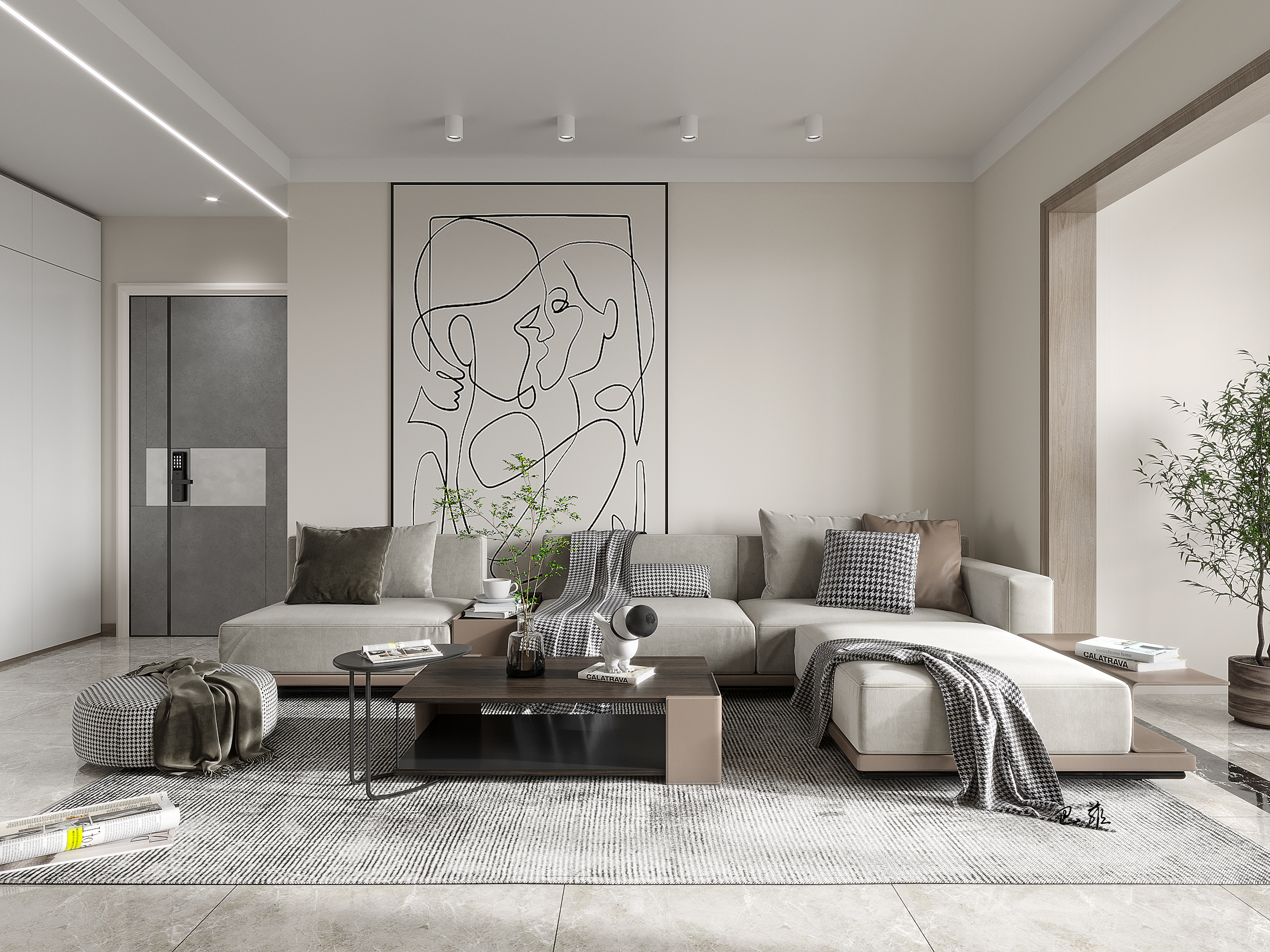 现代极简平层设计-6