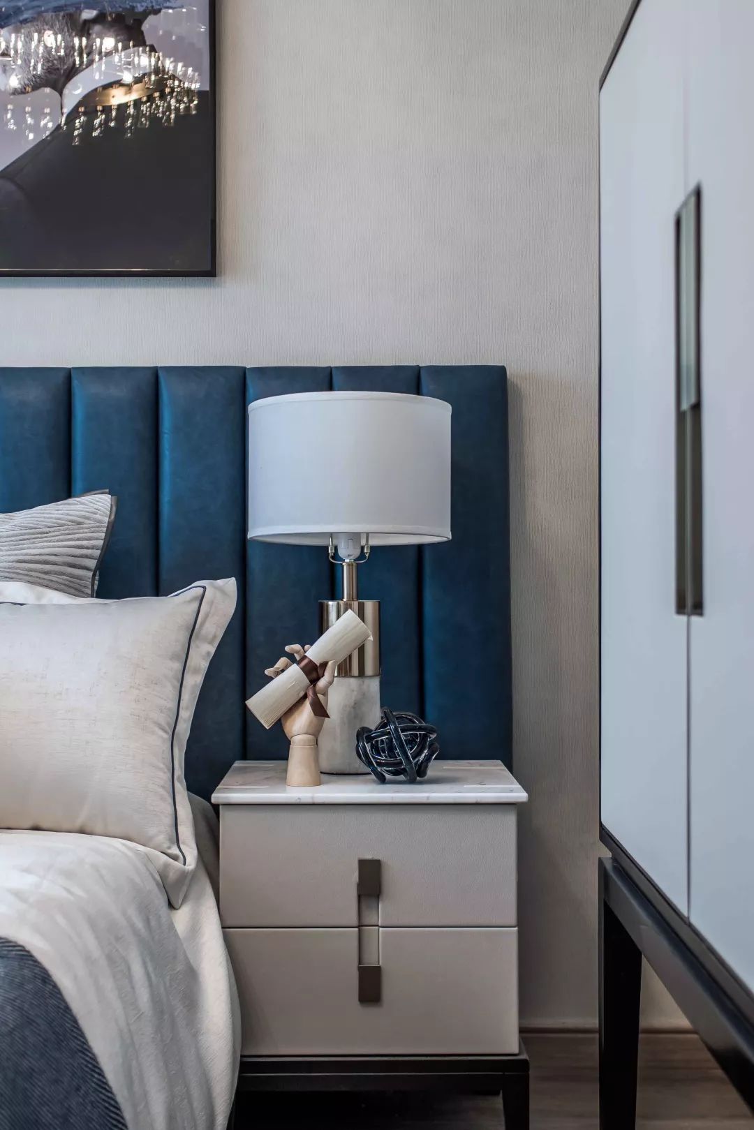 武汉江山境样板房 | 灵魂蓝调的优雅空间-42