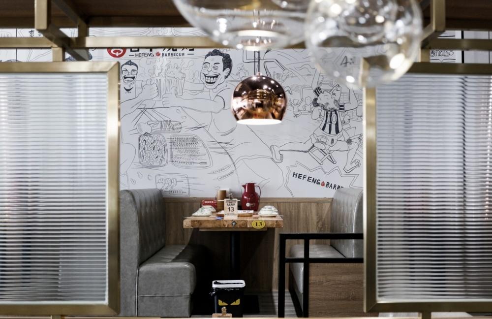 《人生一串》烧烤店 | 餐饮室内设计新潮流-10