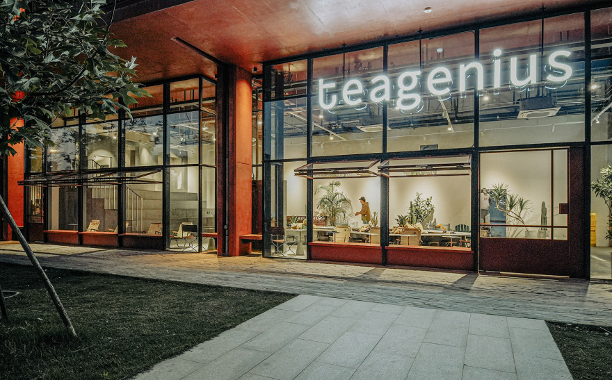 Teagenius新茶饮杭钢遗址公园店丨中国杭州丨微筑设计工作室(Microcosm_Arc Studio)-16