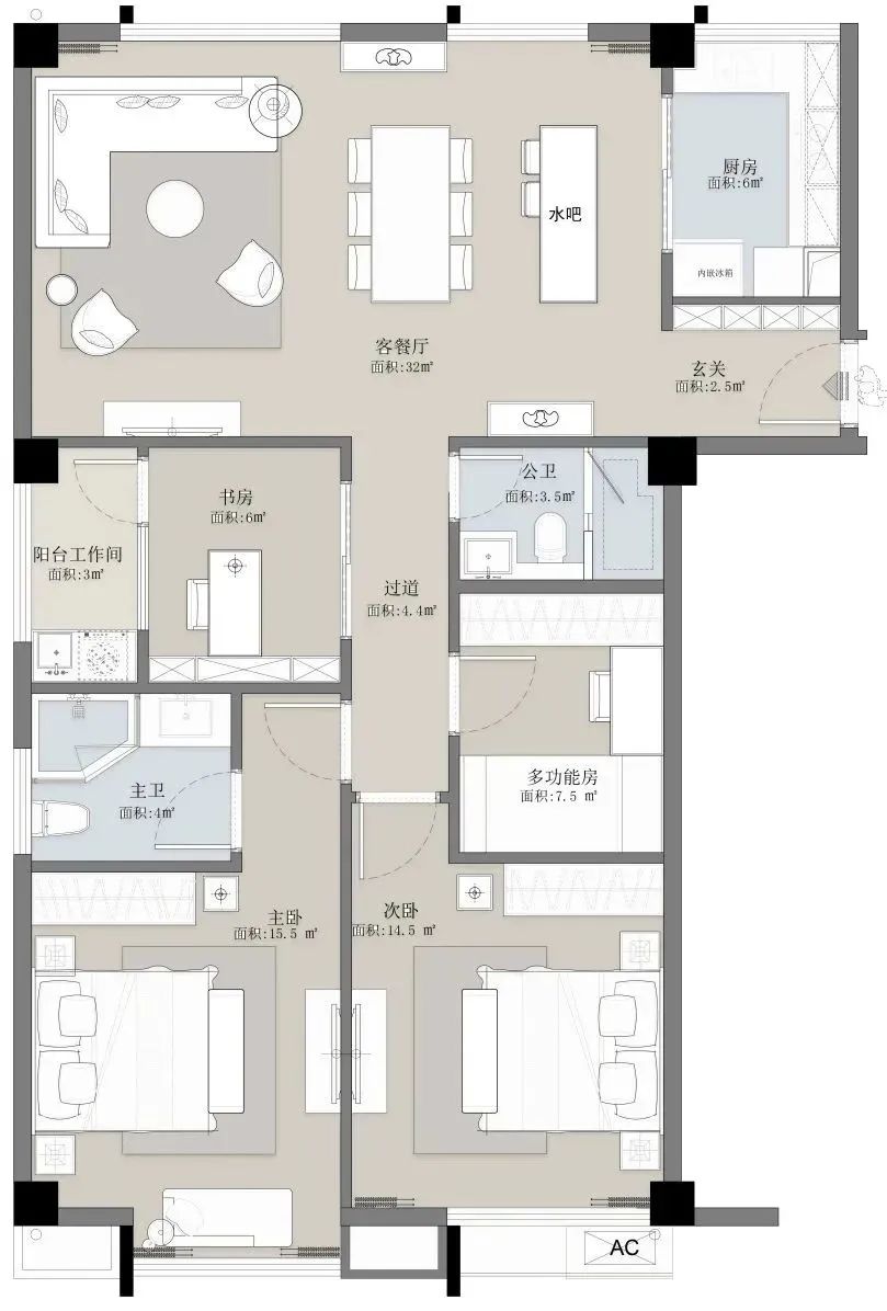 梵森国际设计丨 南京紫金山洋房 - 日出钟山，与诗毗邻-103