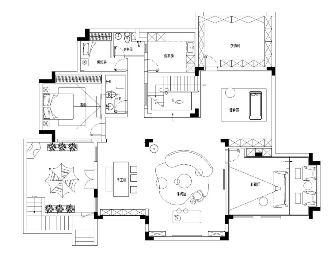 上海佘山独栋别墅丨中国上海丨明礼舍（上海）创意设计事务所-73