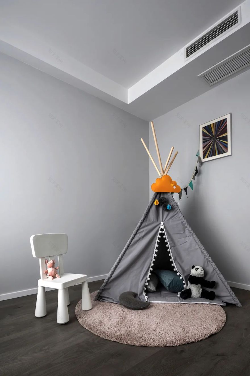 三十度灰,线条叠绘的高级空间 | 皋邸设计-23