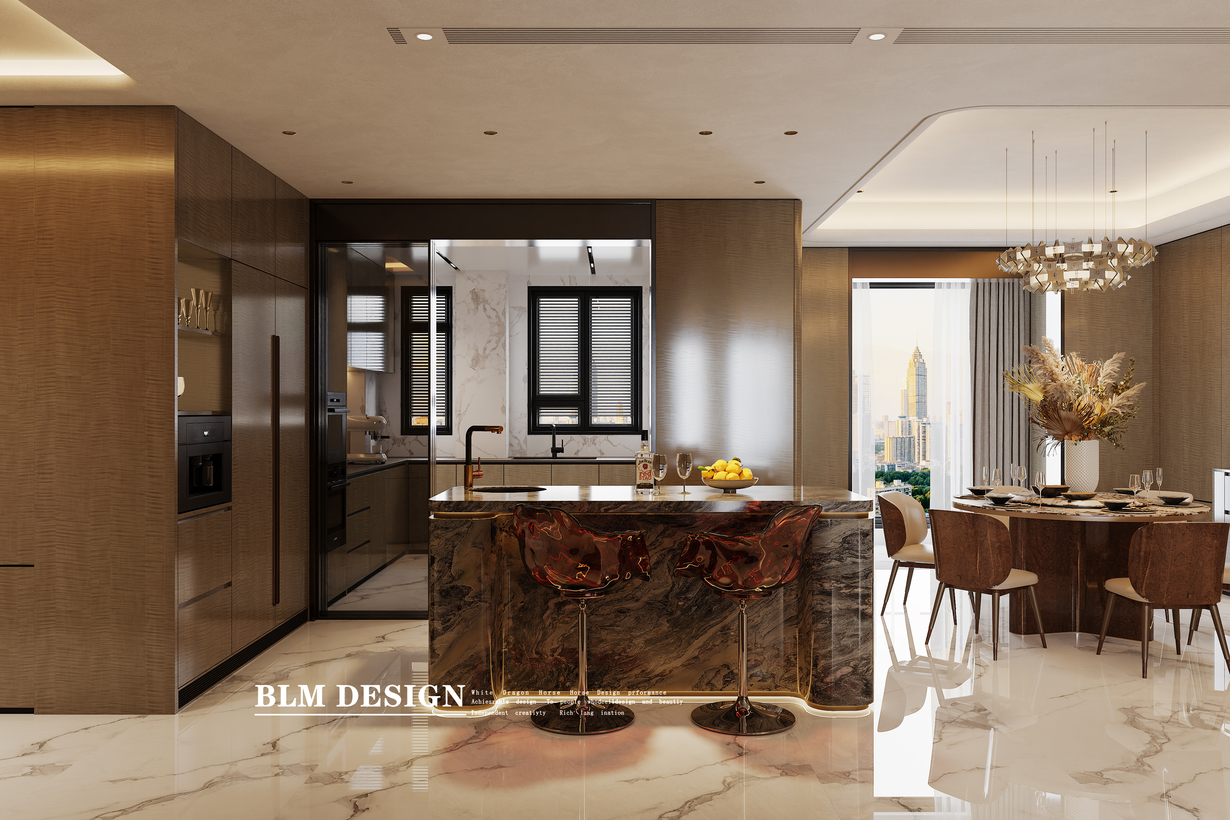 意式轻奢风-白龙马效果图-21