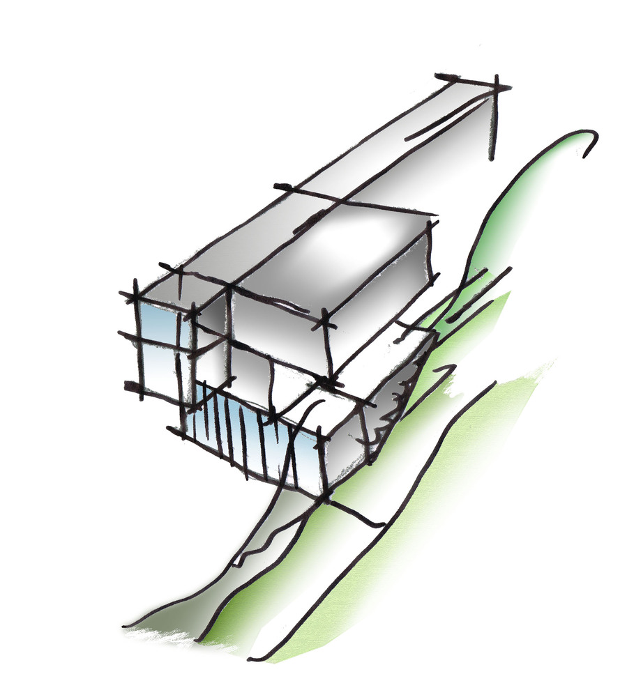 墨西哥陡坡上的绿意之家-55