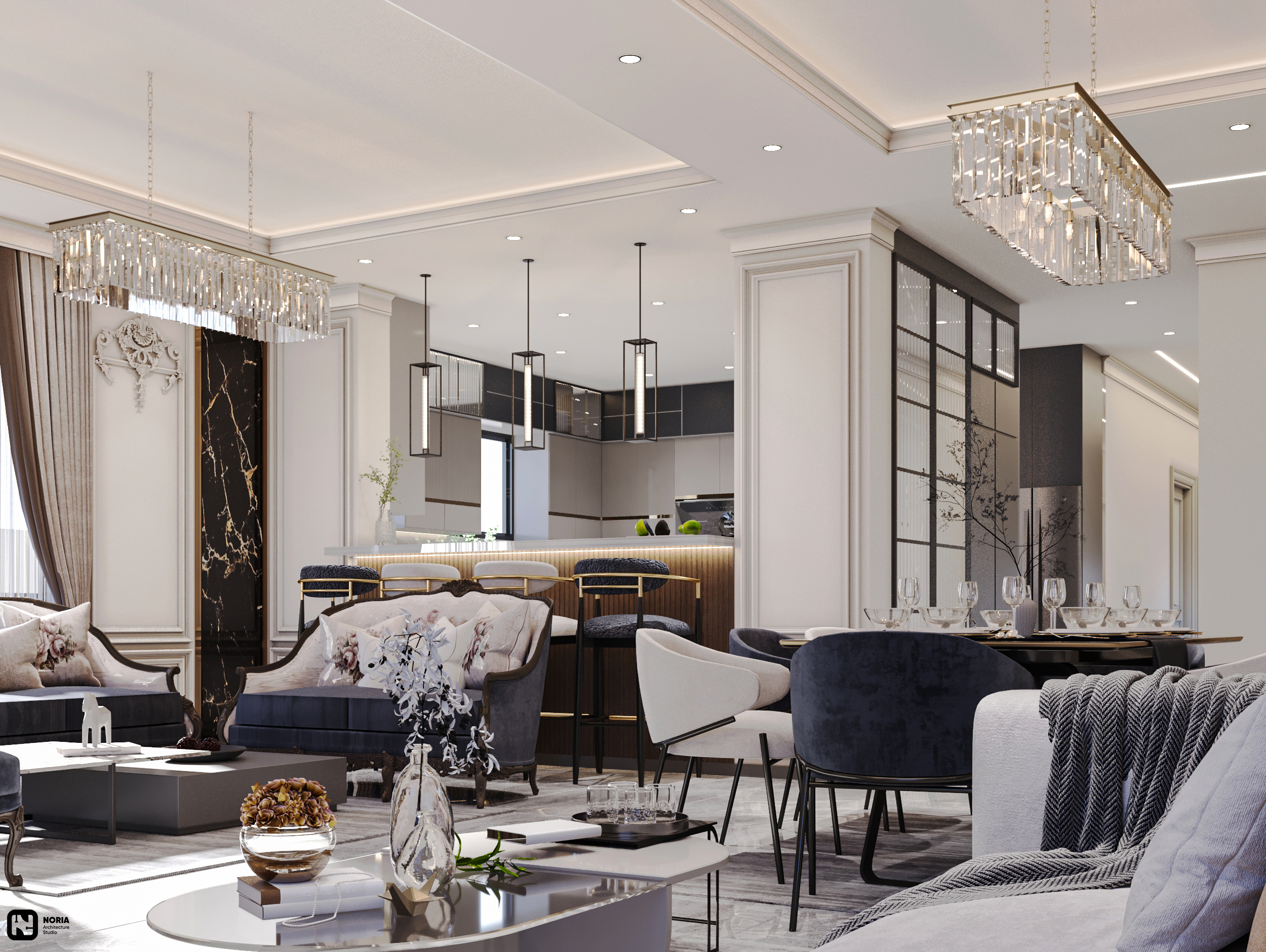 接待处和美式厨房-5