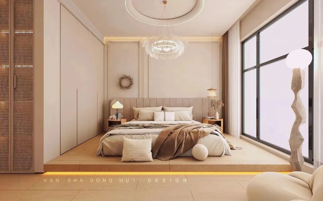 日出暖宅 · 简约法式风格空间设计丨南厦东辉设计-22