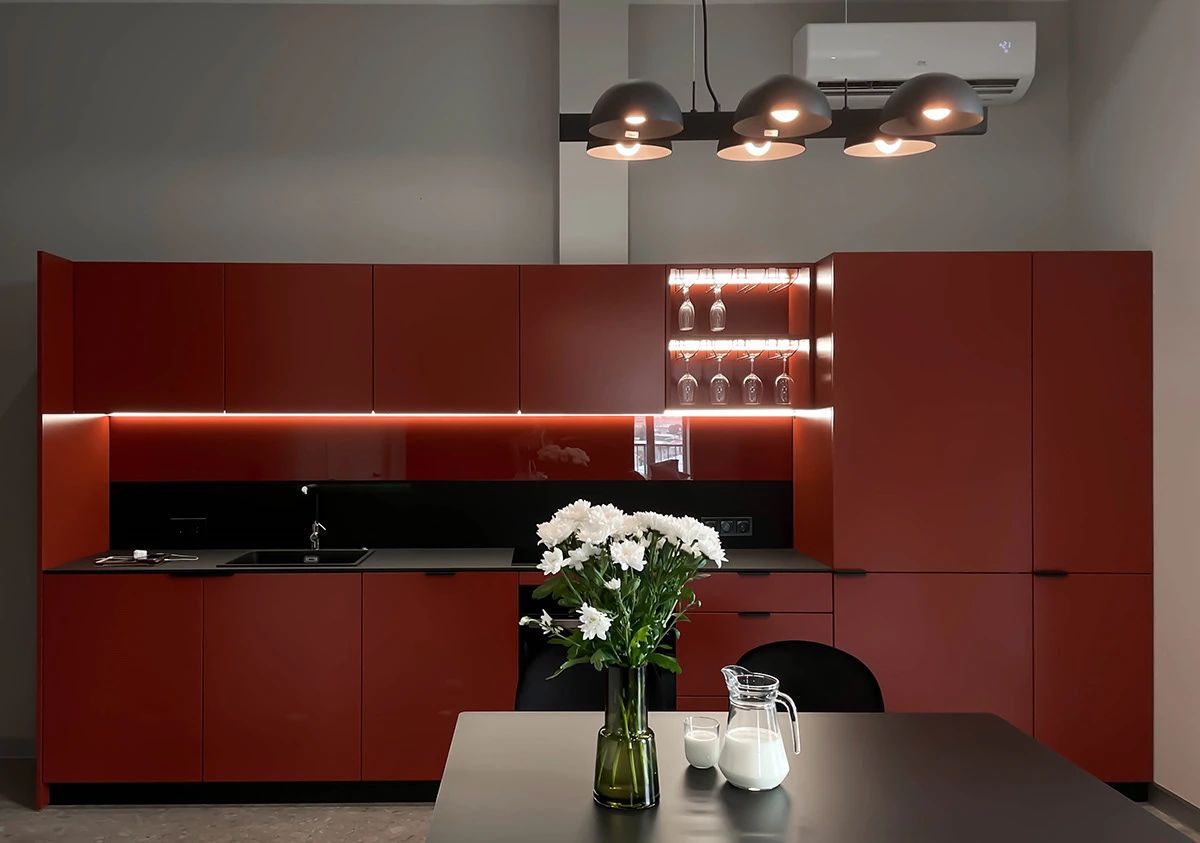 红绿撞色两室一厅丨Oleksandra Teslia-30