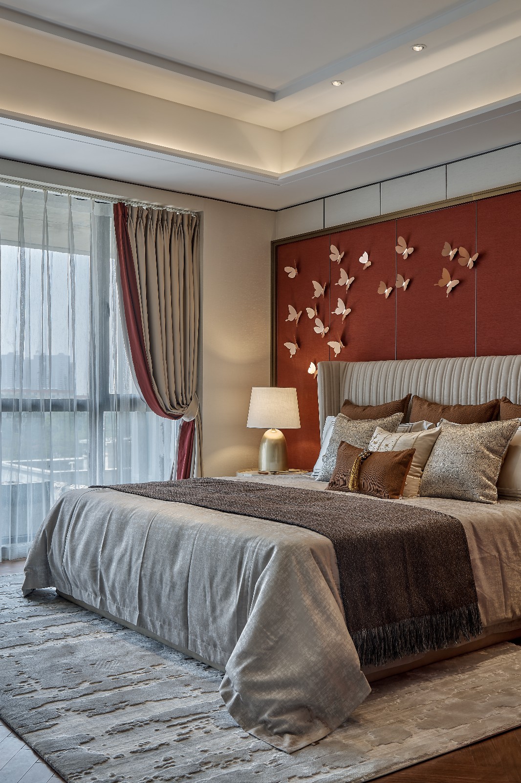 南阳三川玖龍台样板房  青草地装饰设计-37