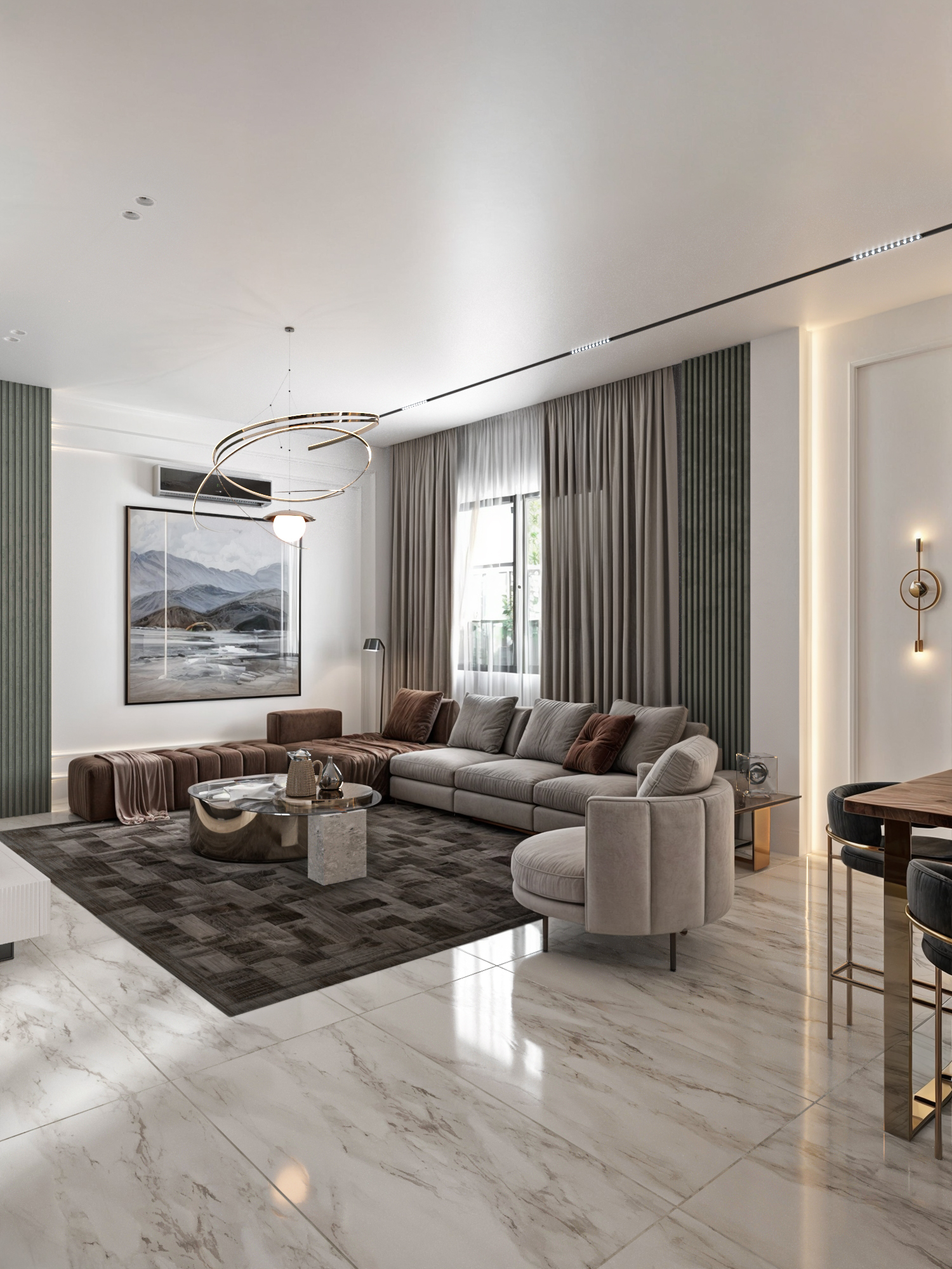 Modern 120m² Apartment Design-4