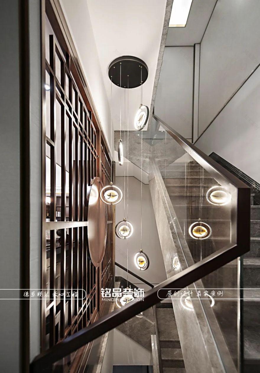 灯火阑珊的中式意蕴 · 自在闲适的别墅设计丨铭品装饰-43