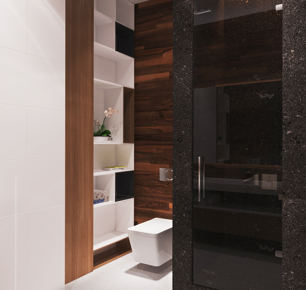 The interiors of the apartment 140 m in the residential complex Mirax park Alexandra Fedorova-10