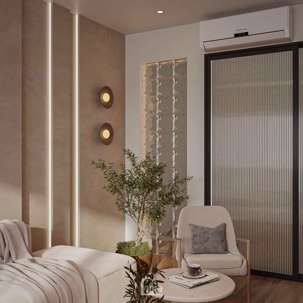 50m² 5 层Japandi风格联排别墅设计丨越南河内-10