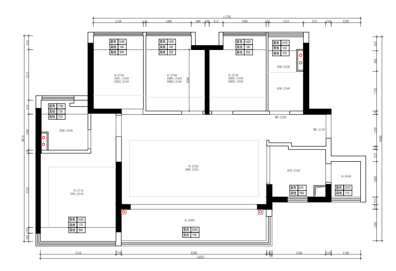120㎡客餐阳一体化通透动线，藏在极简背后的生活讲究-7