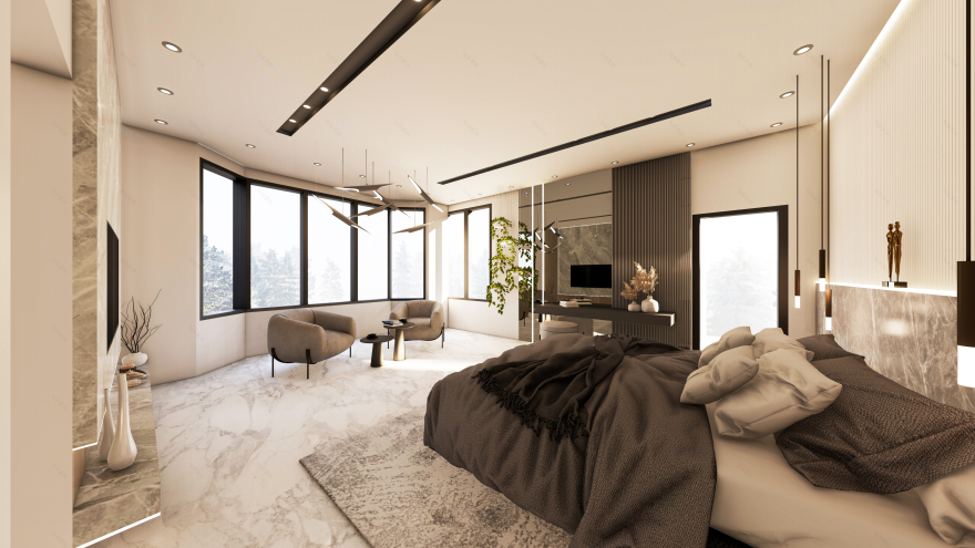 融合功能的卧室设计丨Selim Senin,Alev Doru,Rahman Kebic-45