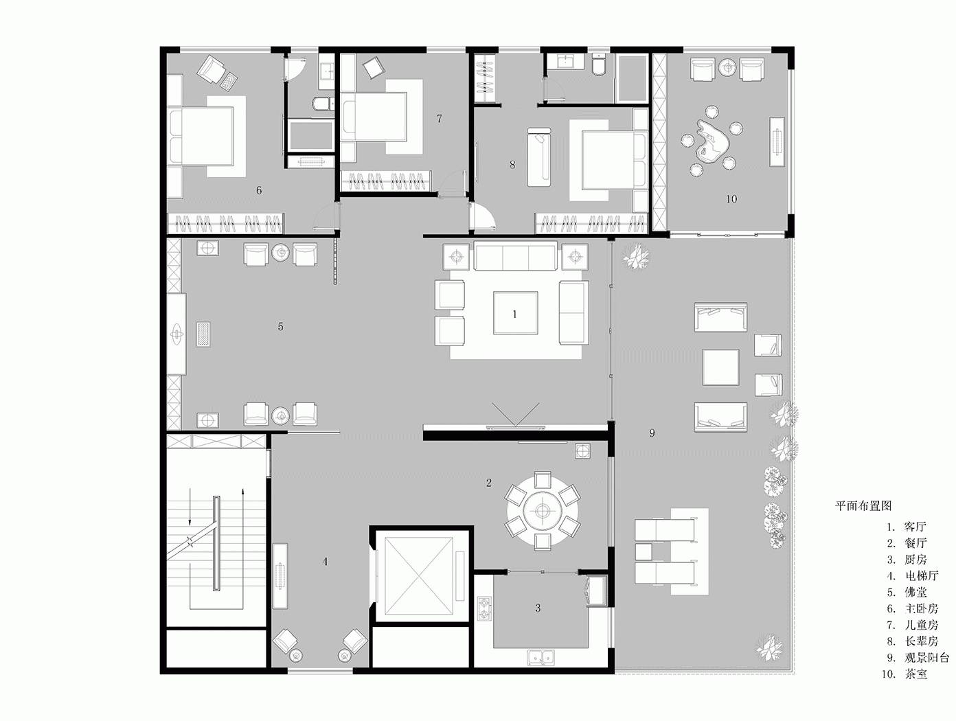 广东乡村极简住宅设计 | 黑白灰纯粹空间的打造-28