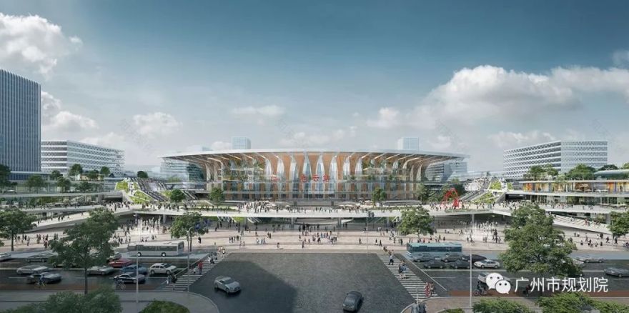 广州白云站创新设计,打造会呼吸的城市交通枢纽-5
