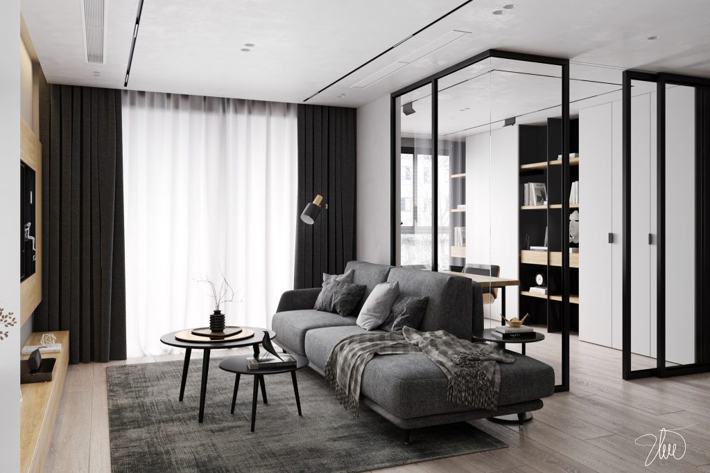 4564 Interior Apartment Scene Sketchup Model by Huy Ung-5