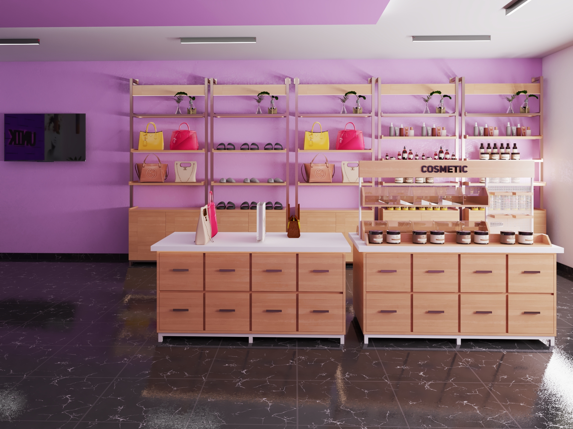 Cosmetic and fashion shop-4