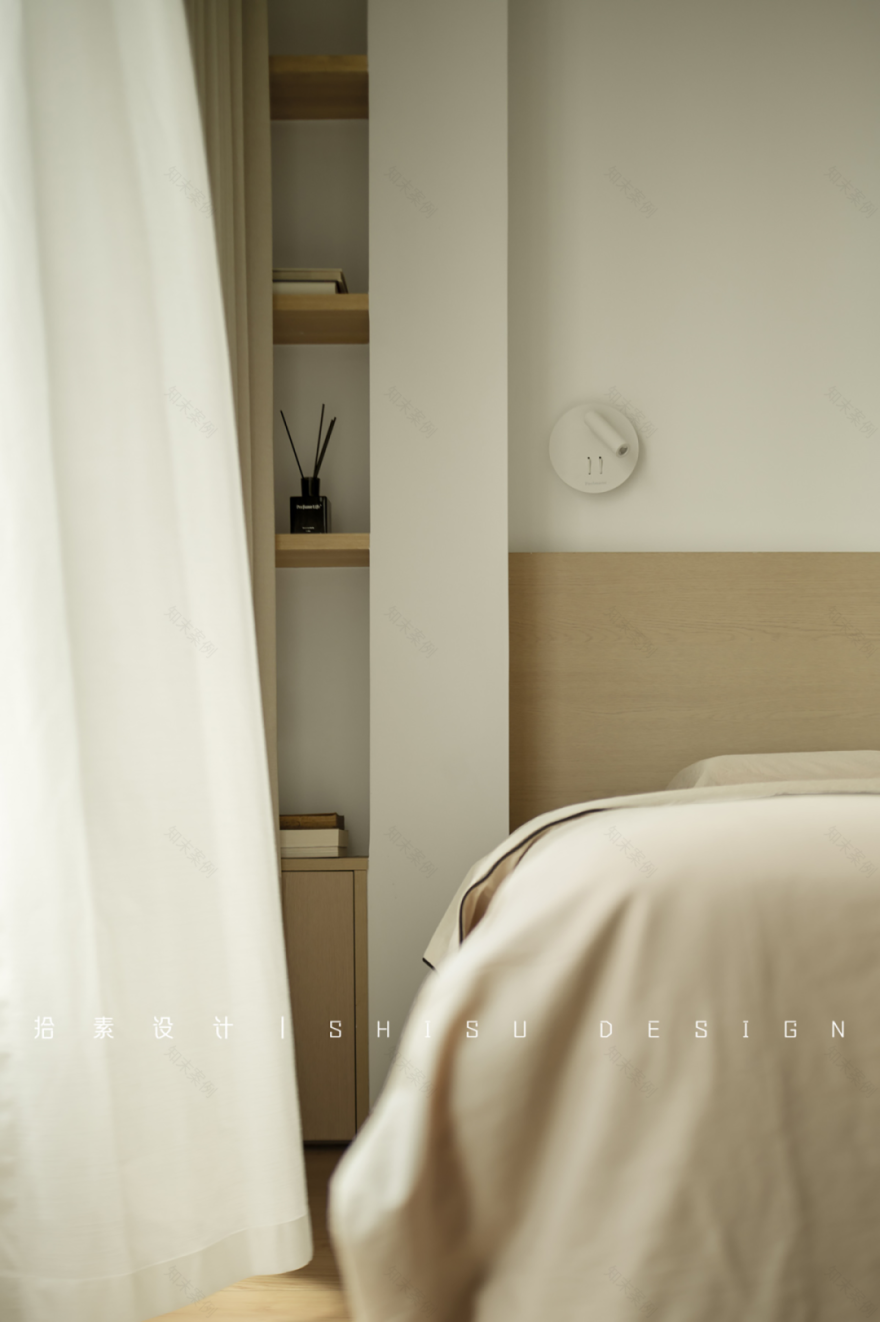 日式原木风平层设计丨拾素设计-53