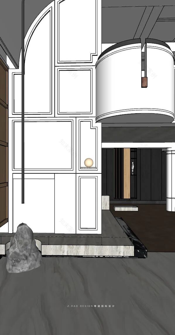 尊道新作|合肥『丽丰璞羽山』500㎡自然主义别墅,让家如有机生命般生长。-53