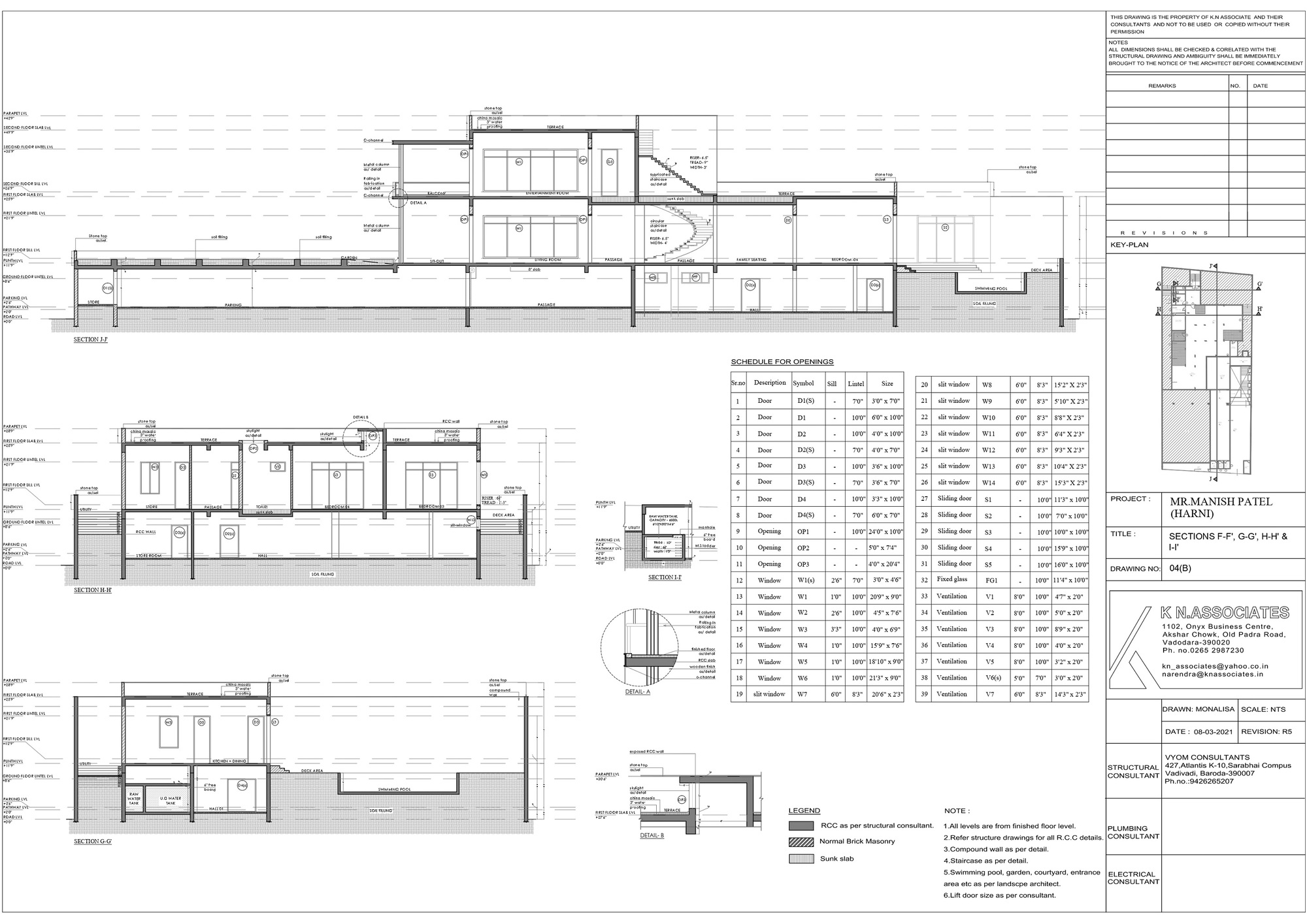 马德维利亚  混凝土房屋丨印度丨K.N.Associates-46