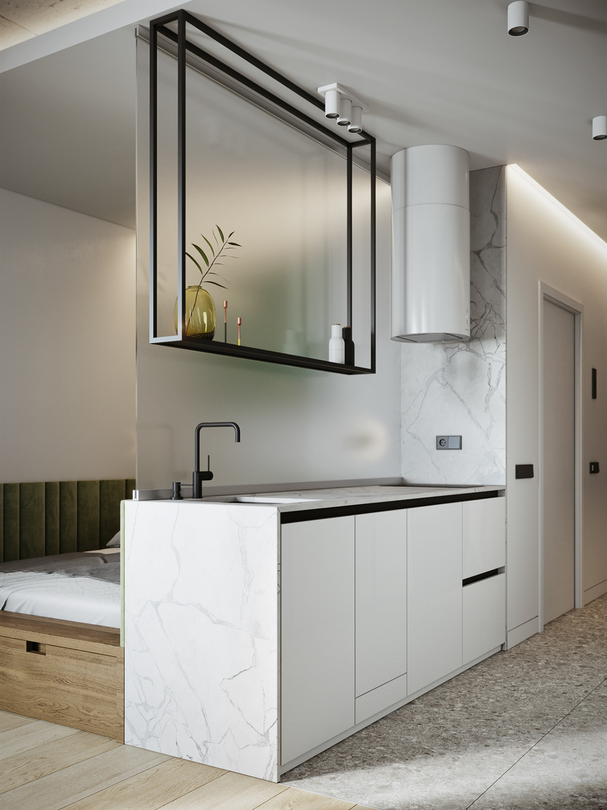 现代北欧风小户型，简单舒适的小窝-4