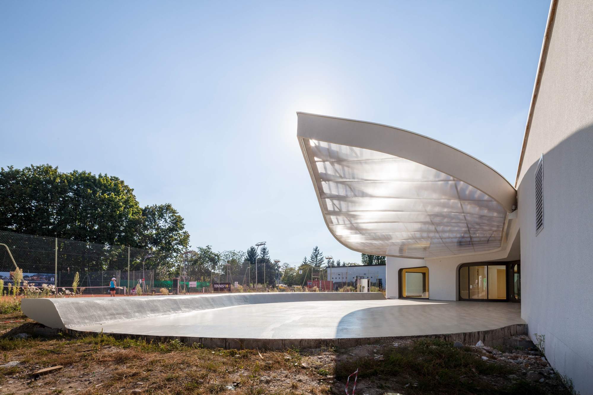 Tennis Club in Strasbourg / Paul Le Quernec-33