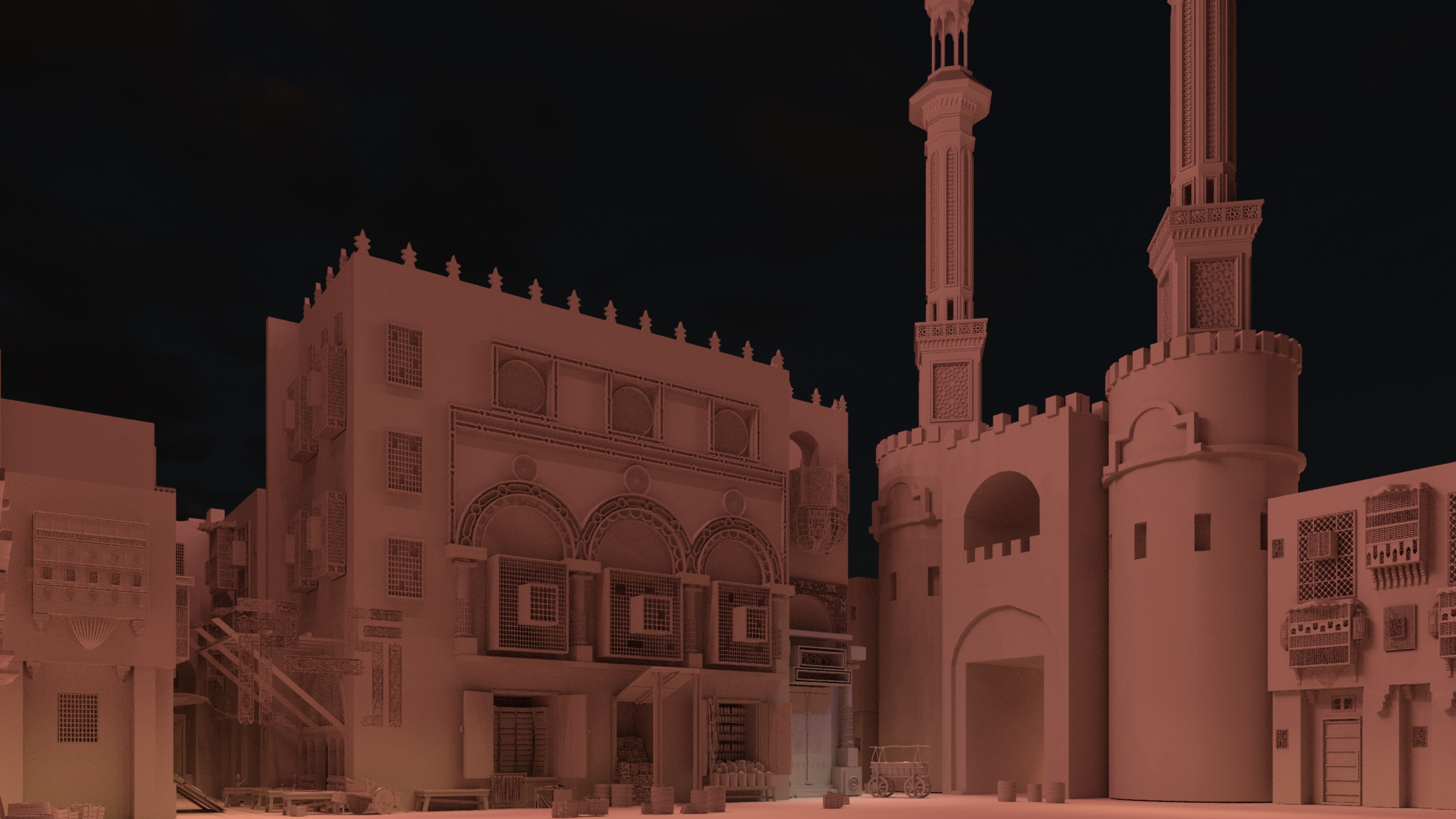 二十世纪二十年代开罗某街区设计丨埃及开罗-17