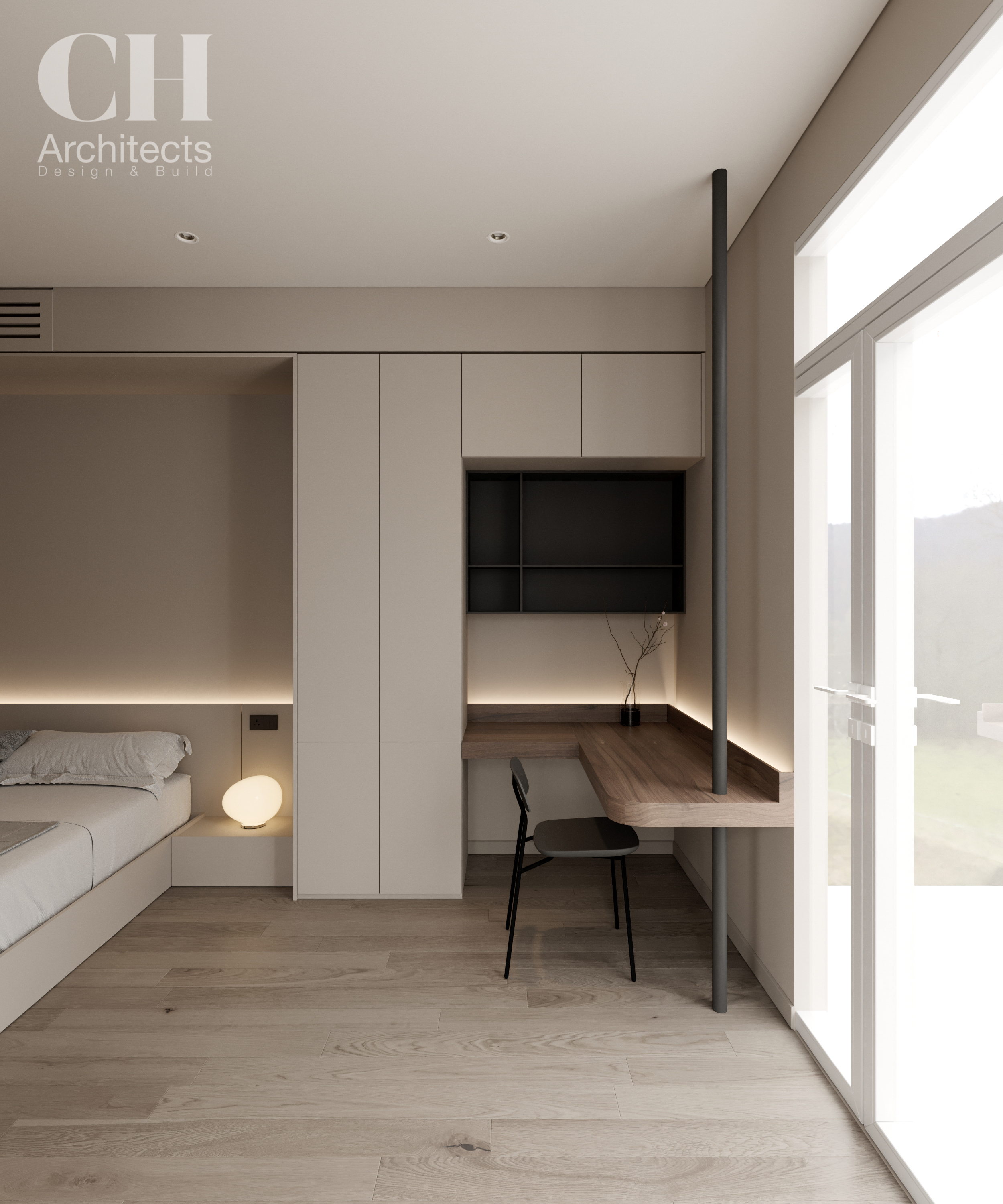 董朔市的一个房间丨CH Architects-7