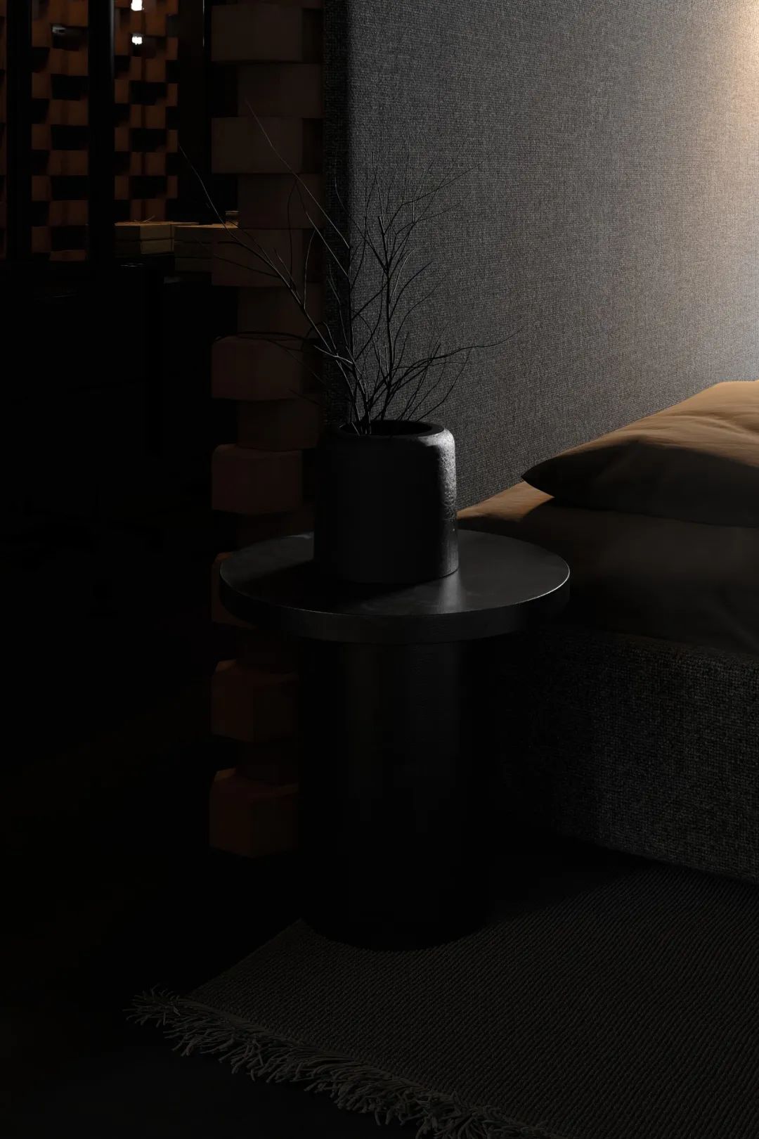 高级黑,极简空间的艺术魅力丨Igor Sirotov-46