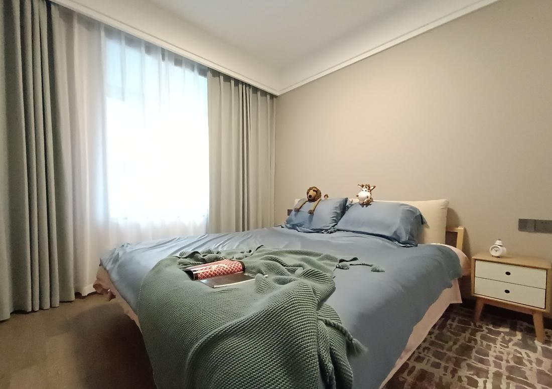 苏州新区铂湾澜庭精装改造130北欧原木-8