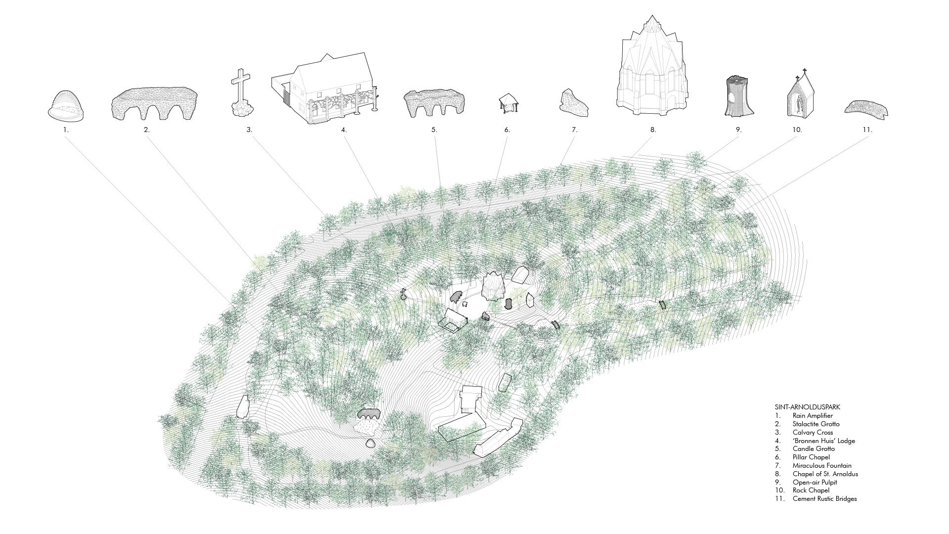 比利时雨水放大装置丨Matthijs la Roi Architects-34