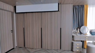 90后夫妻220㎡现代简约的家，三室变四室，被主卧圈粉了！-74