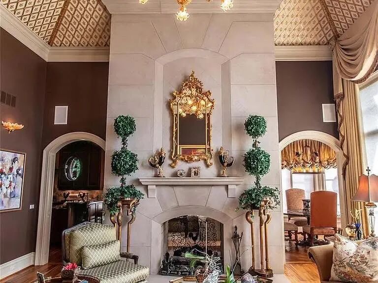 豪宅鉴赏|密歇根湖畔的意大利风情庄园-24