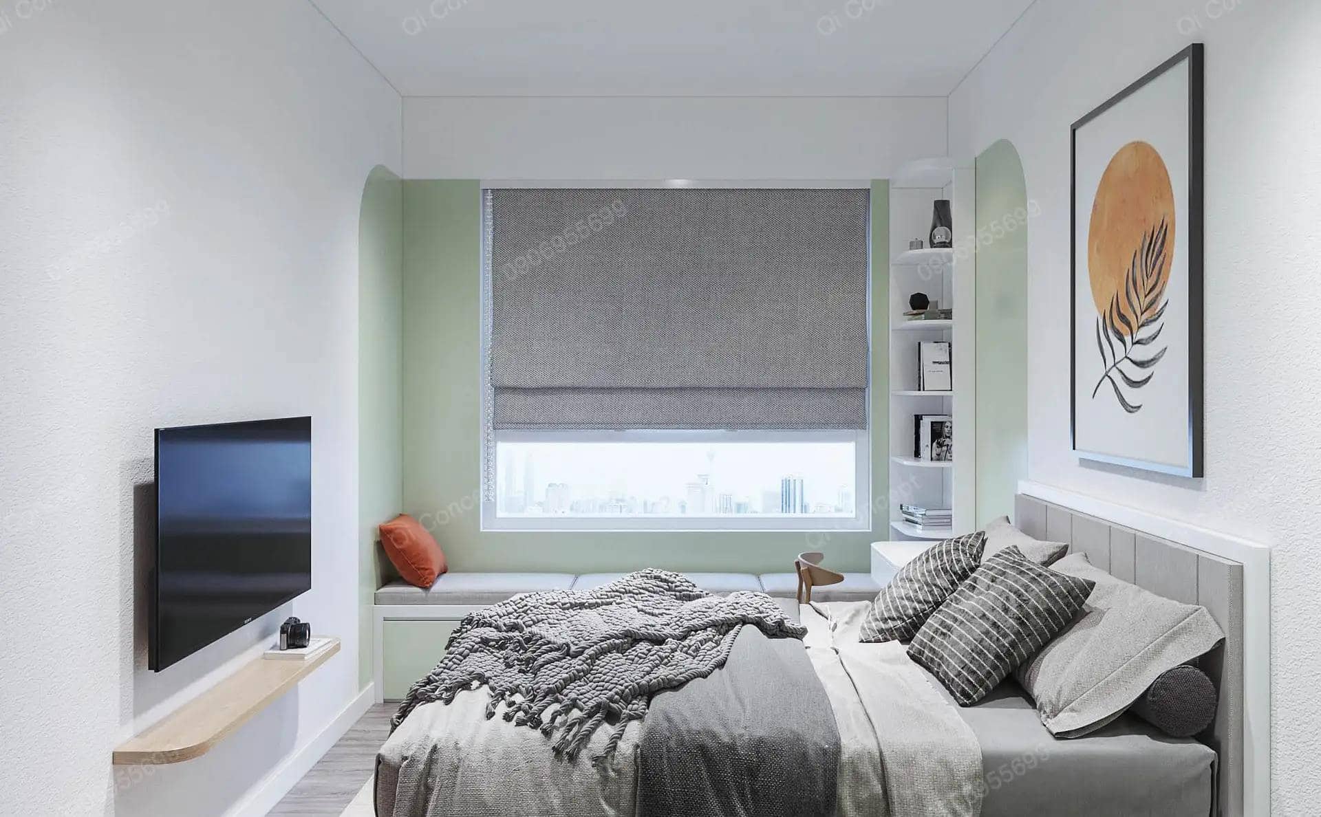 Picity两居室公寓设计丨越南胡志明市丨EKE-23