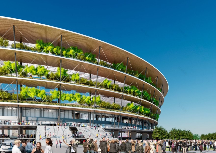 塞尔维亚新国家体育场丨贝尔格莱德丨Fenwick Iribarren Architects-29