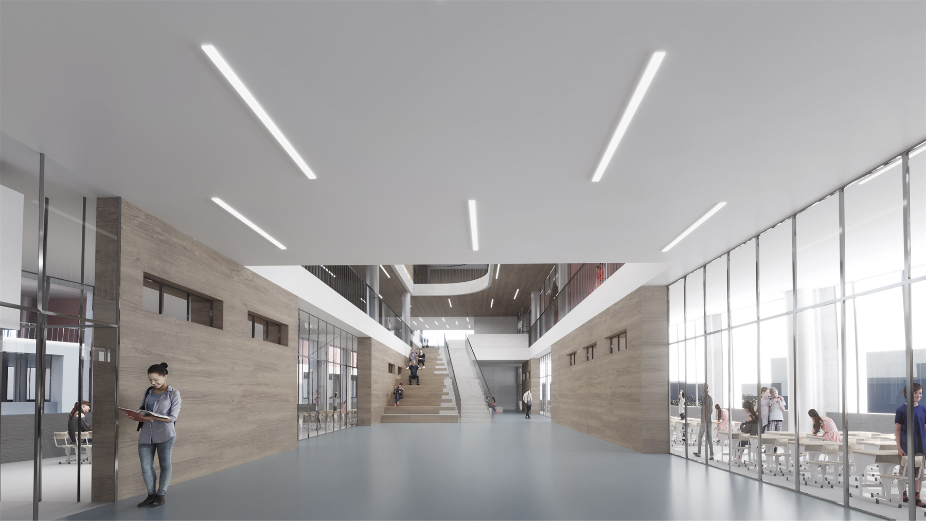 同济院竞赛第二名方案：重庆市八中科学城中学校（改扩建）-13